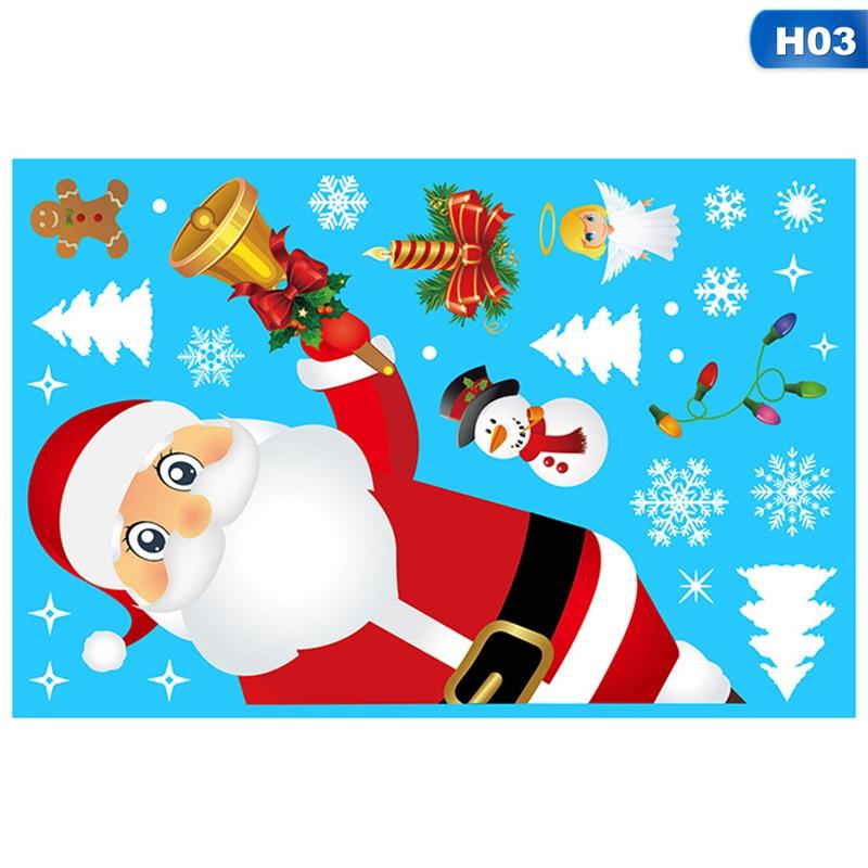 Tmdbyx Miếng Dán Cửa Sổ Trang Trí Giáng Sinh