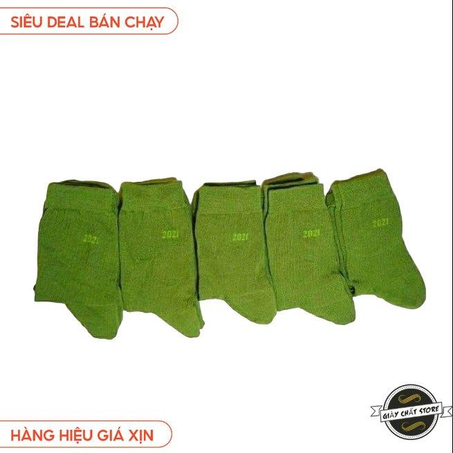 Tất chân nam cổ cao bắp chân - Chất liệu cotton thoáng mát - thấm hút mồ hôi- chống hôi chân MÃ SQ1