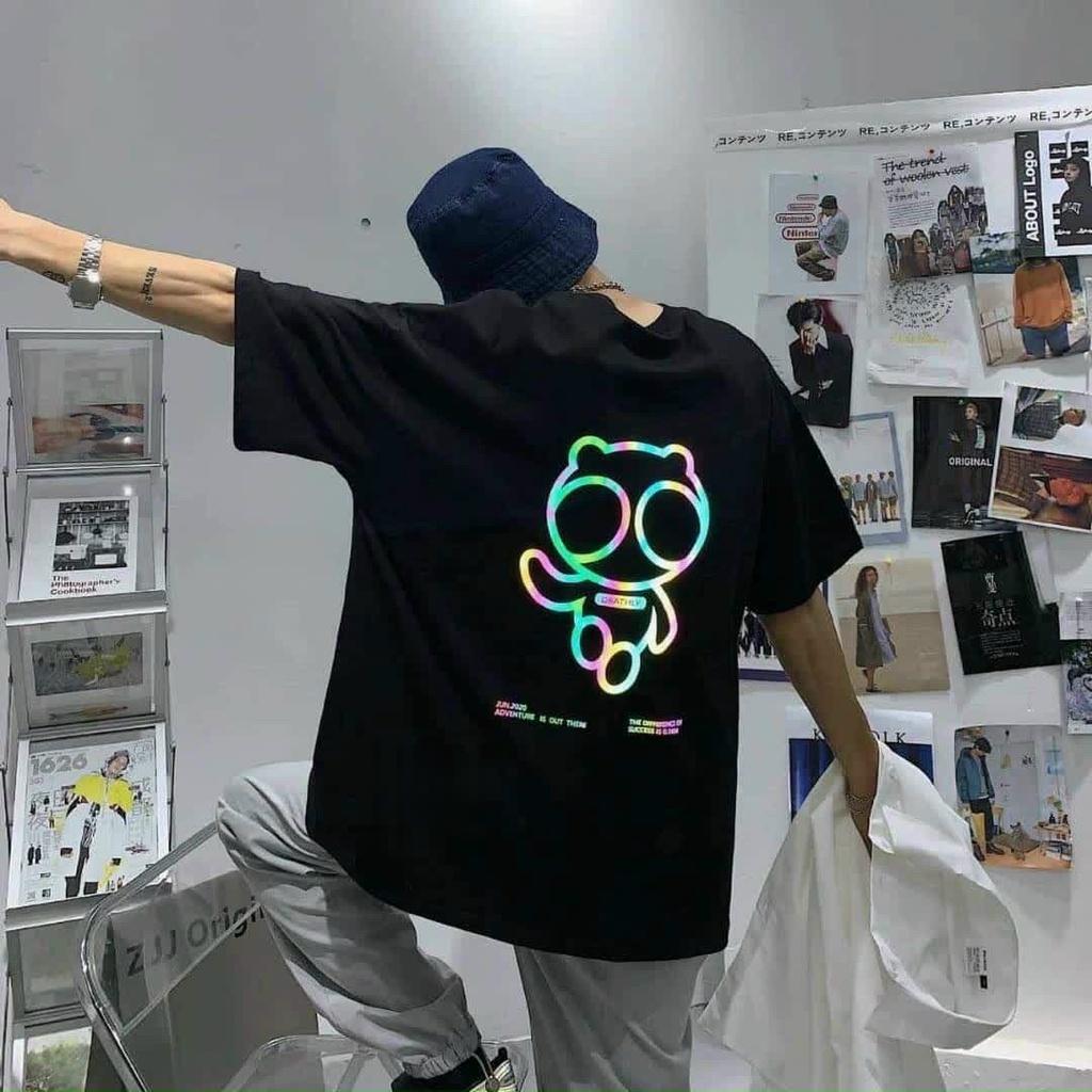 Áo thun unisex Freesize nam nữ phản quang