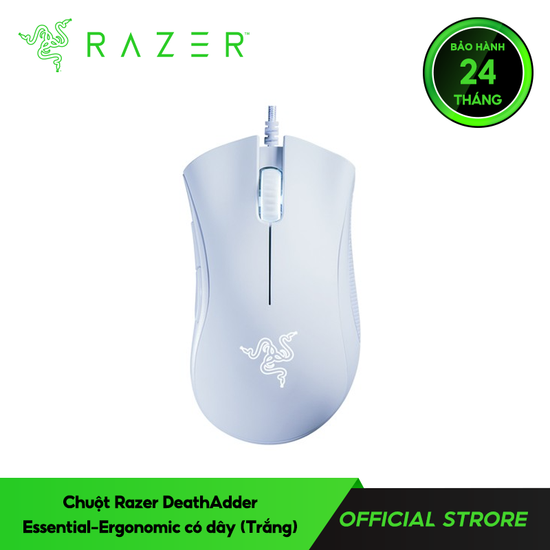 Chuột Razer DeathAdder Essential-Ergonomic Có Dây - Hàng Chính Hãng