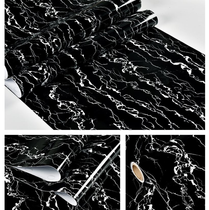 CUỘN 10M GIẤY DÁN TƯỜNG 3D giả đá 60cm