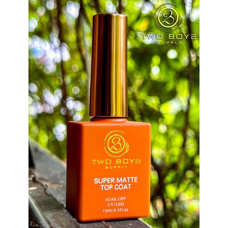 Top lì không lem Two Boys 15ml,hỗ trợ tráng gương không lem