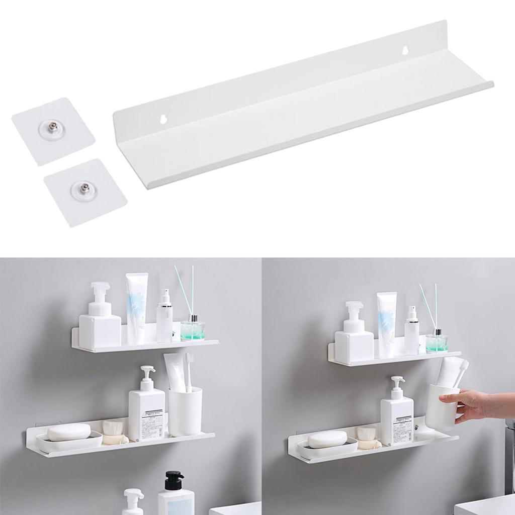 2x Floating Wall Ledge Shelf, Wall Mounted Nursery Kids Bookshelf, Storage Rack,