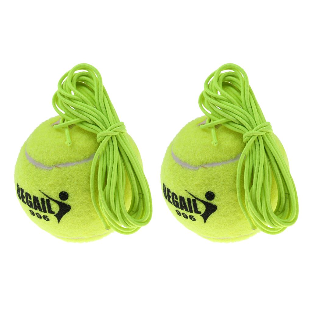 2 Pack Tennis Trainer Replacement Ball with Elastic String Rope for Practice