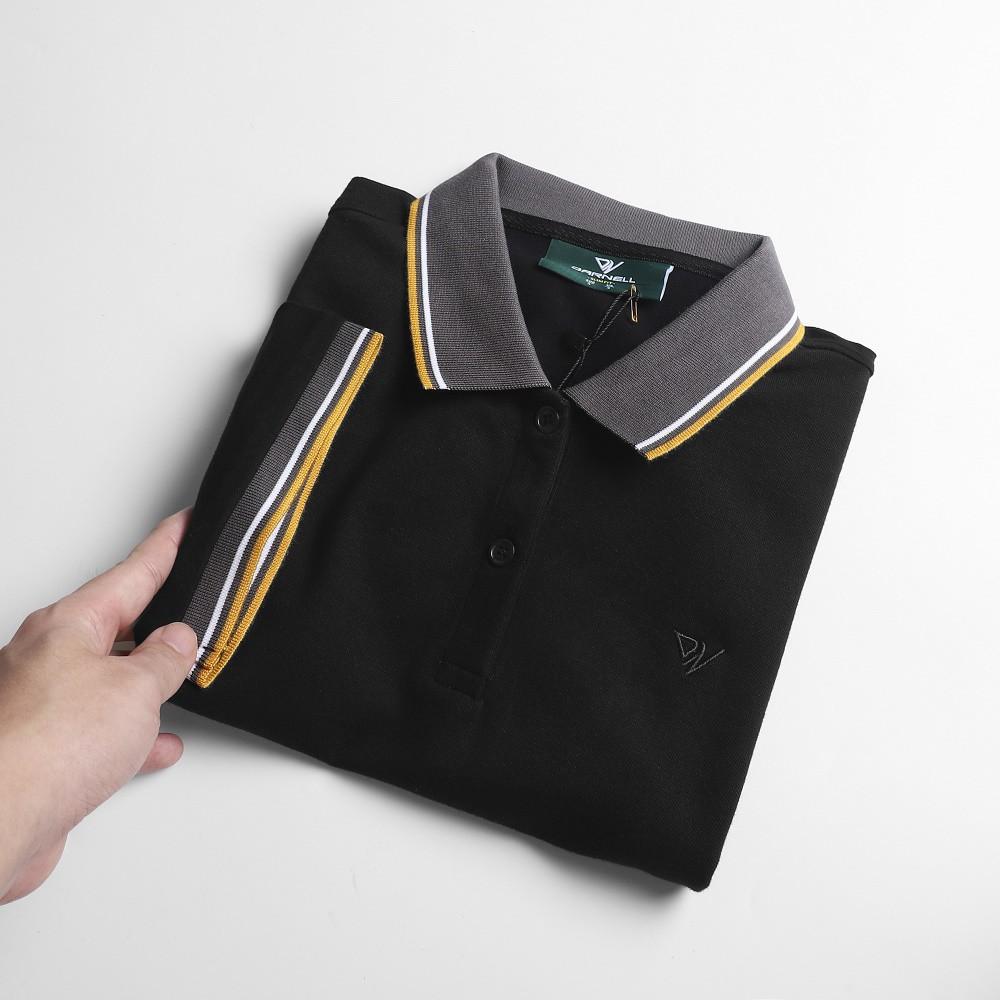 Áo thun polo nữ cao cấp cổ sọc màu chất cotton mềm mịn thấm hút mồ hôi chính hãng DARNELL DN823