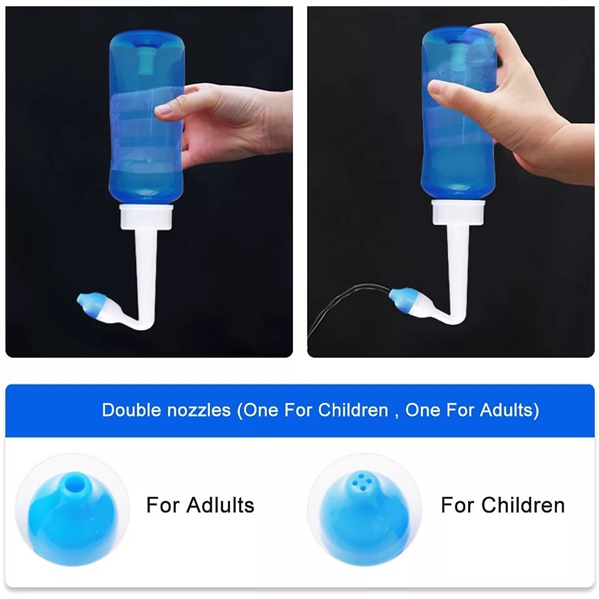 Bình Rửa Mũi Water Pulse Thông sạch mũi ngăn ngừa viêm mũi viêm xoang
