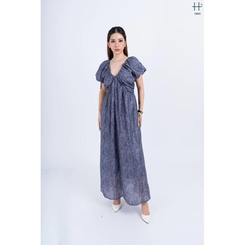 Đầm lụa form rộng suông-D15
