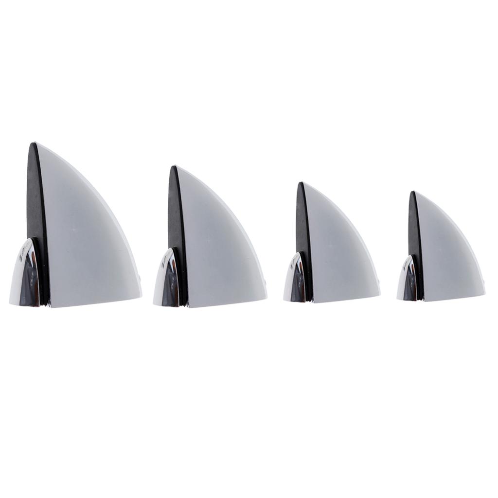 4x Adjustable Wood Glass Clamp Bracket Holder for Balustrade Shelf , for 3mm-32mm Glass Wood
