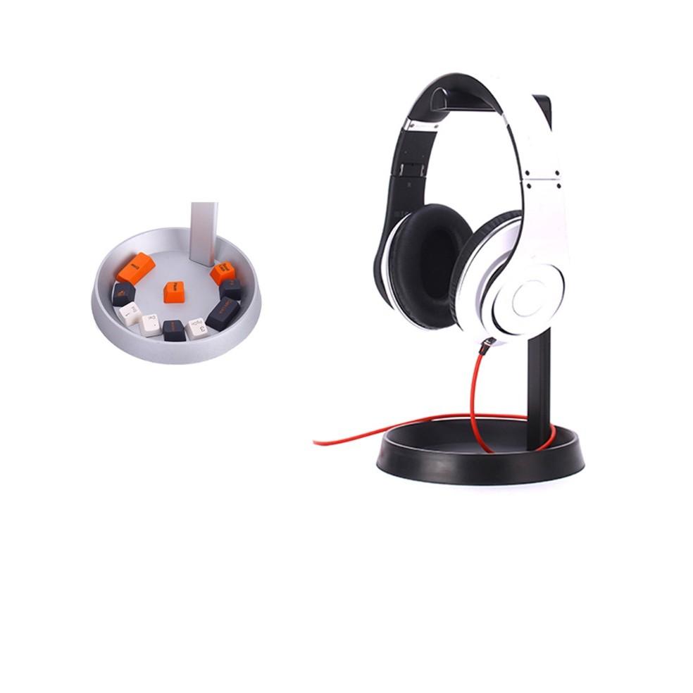 Giá đỡ headphone, kệ treo tai nghe sáng tạo bằng hợp kim nhôm gắn trên đầu chắc chắn, phong cách