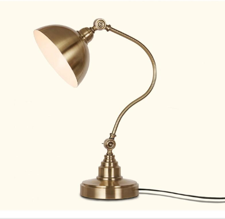 Đèn bàn cổ điển cao cấp-(DESK LAMP VINTAGE INOX 304)- ĐÈN KÈM BÓNG