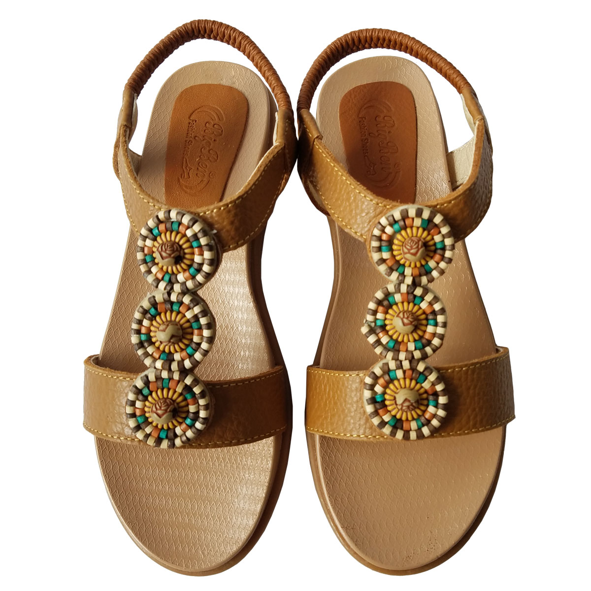 Giày Sandal Nữ Da Bò Thật Biggben Cao Cấp Sdn70 - 38