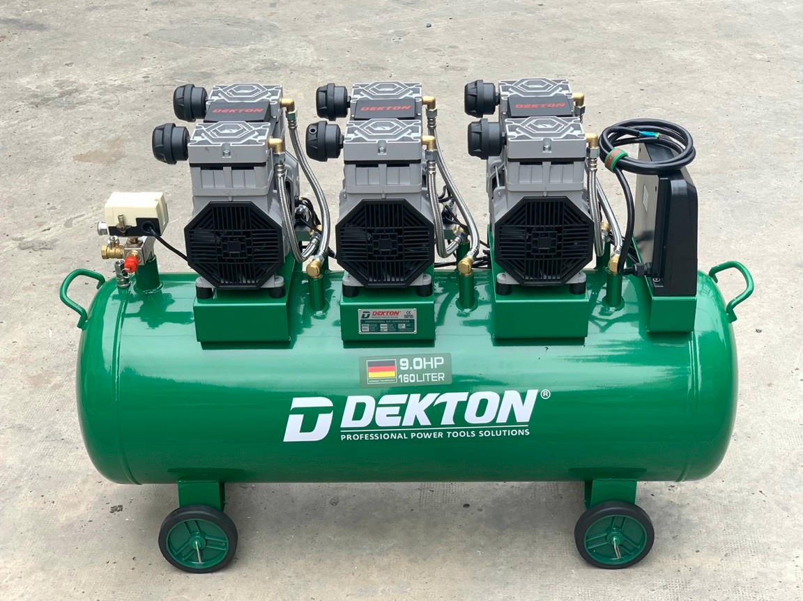 MÁY NÉN KHÍ KHÔNG DẦU 6750W 160L DEKTON DK-AC89-160 - HÀNG CHÍNH HÃNG