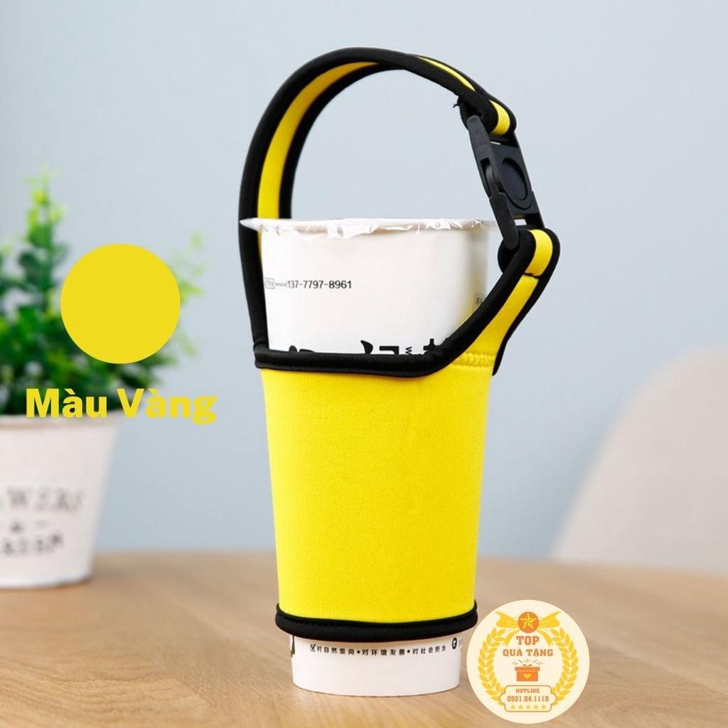 Túi đựng Ly giữ nhiệt, cốc giữ nhiệt Coffee Holic 380ml - 700ml tiện dụng