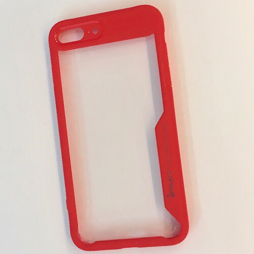 Ốp lưng cho iPhone 7 Plus và 8 Plus hiệu ipaky chống sốc / TPU mềm viền màu / PC cứng trong suốt - Hàng nhập khẩu