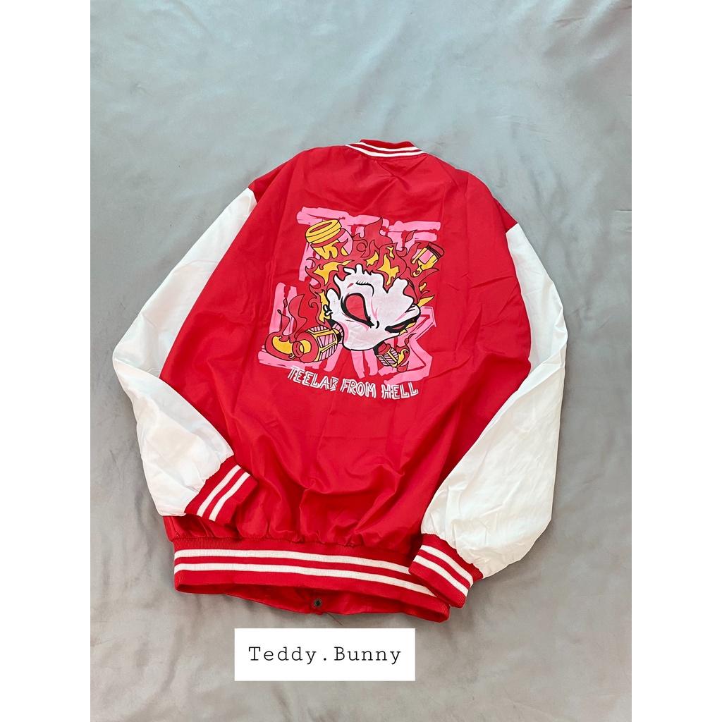 BOMBER NỈ PHỐI TAY, GIÓ 2 LỚP UNISEX NAM NỮ