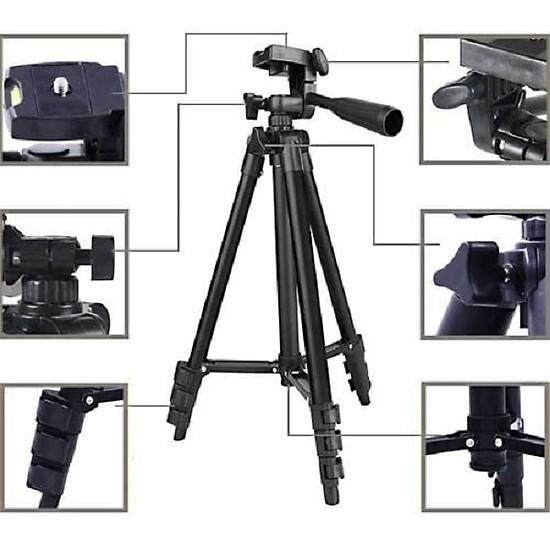 Chân Đế Chụp Ảnh, Quay Video Tripod 3120A Tặng Kèm Kẹp Điện Thoại