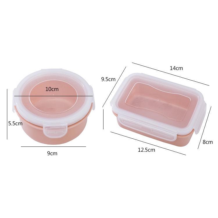 Hộp Nhựa Đựng Thức Ăn Để Tủ Lạnh, Hộp Đựng Thực Phẩm Khoá Chân Không - Hộp Cơm Văn Phòng - Bảo Quản Thực Phẩm