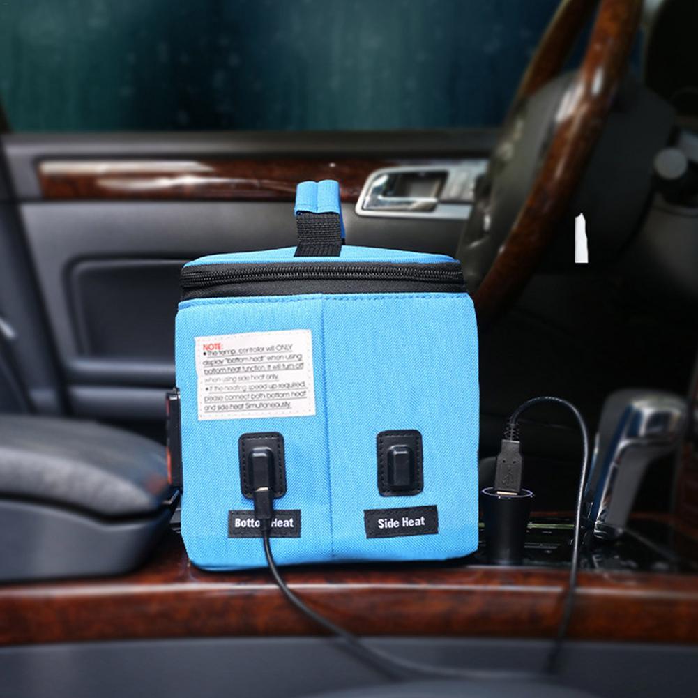 Di Động Dung Lượng Lớn Xe Sữa Bình Ăn Bột Cho Bé Du Lịch Ngoài Trời Ấm Chén Nóng Lạnh Trẻ Sơ Sinh Bình Cách Nhiệt Túi