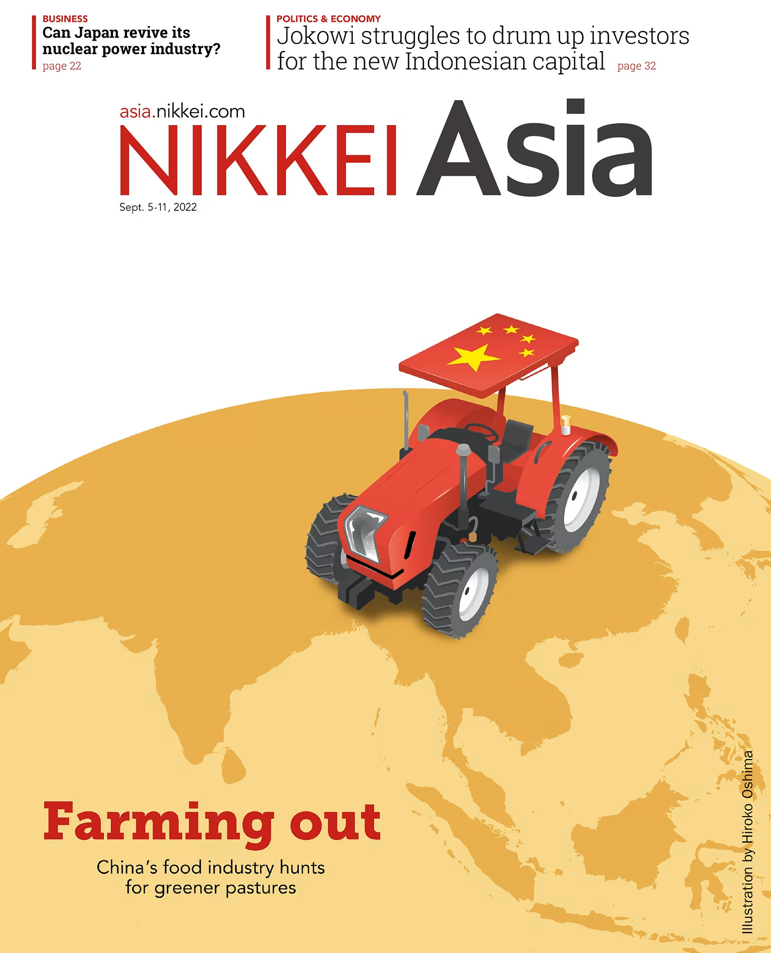 Nikkei Asian Review: Nikkei Asia - 2022: FARMING OUT - 35.22 tạp chí kinh tế nước ngoài, nhập khẩu từ Singapore