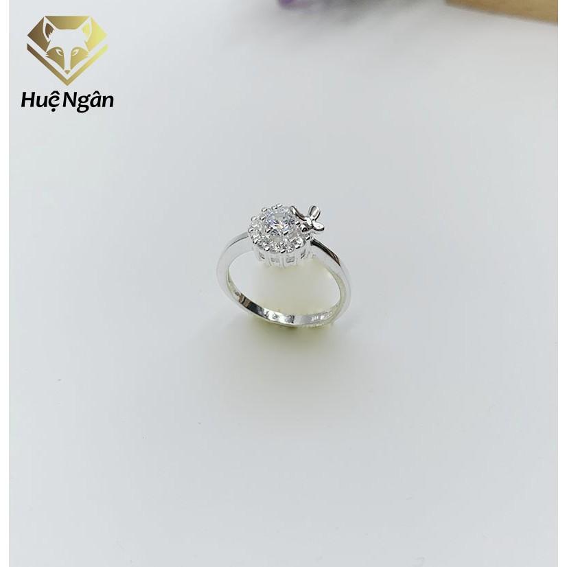 Nhẫn bạc Ý 925 Huệ Ngân - Cánh bướm mùa xuân JS160008