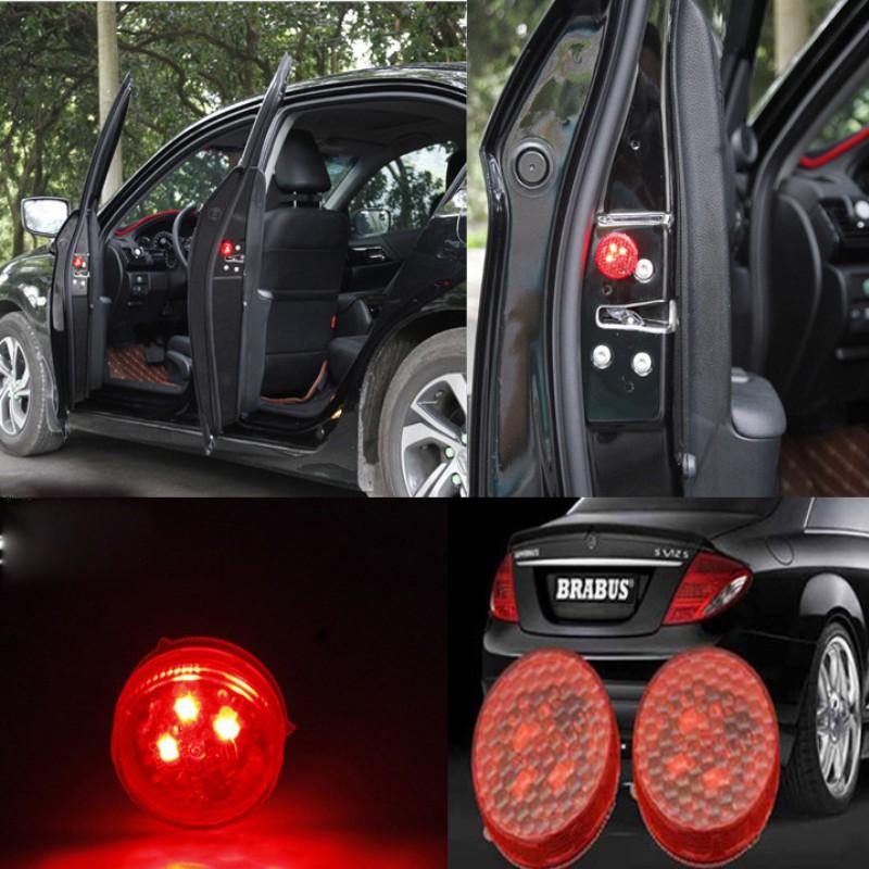 Đèn LED đỏ cảnh báo an toàn cho bạn và người đi đường khi mở cửa xe ô tô 667