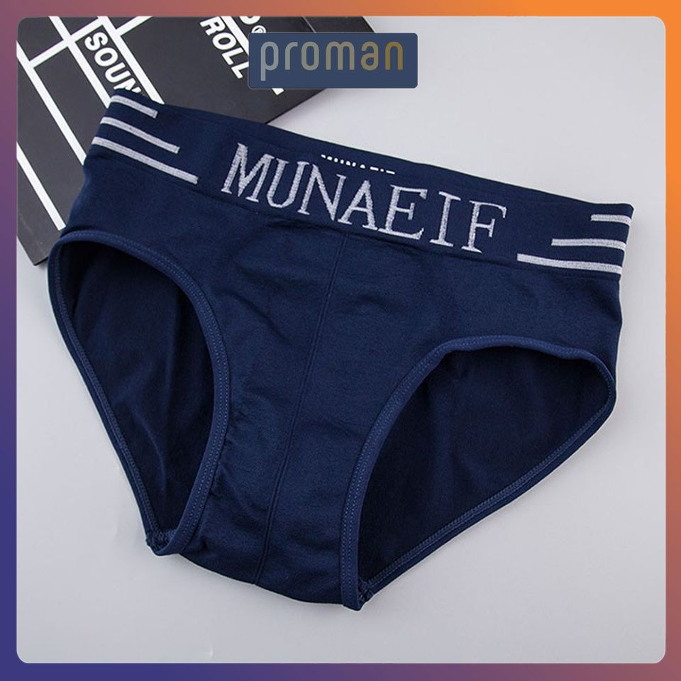 Quần Lót Nam tam giác Munafie, Quần Sịp Nam tam giác Co Giãn 4 Chiều Freesize 43-75kg SC03 - PROMAN