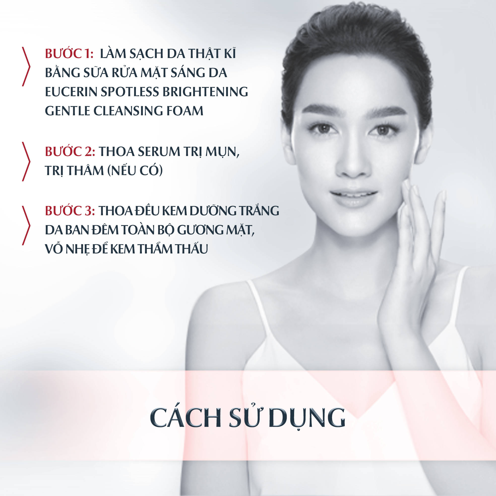 Kem dưỡng đêm giảm thâm nám &amp; sáng da Eucerin Spotless Brightening 50ml