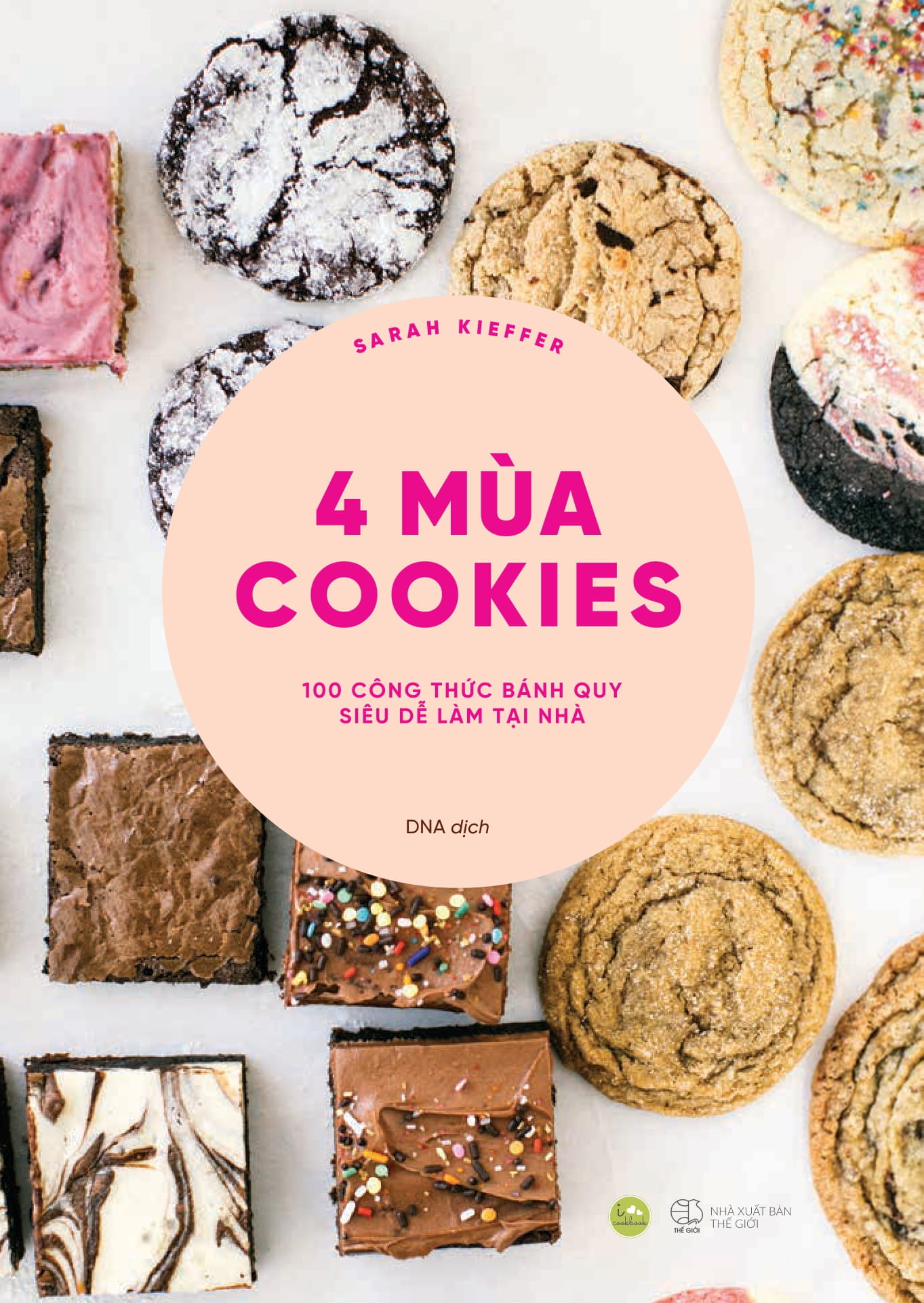 4 Mùa Cookies - 100 Công Thức Bánh Quy Siêu Dễ Làm Tại Nhà Tặng bookmark Vadata