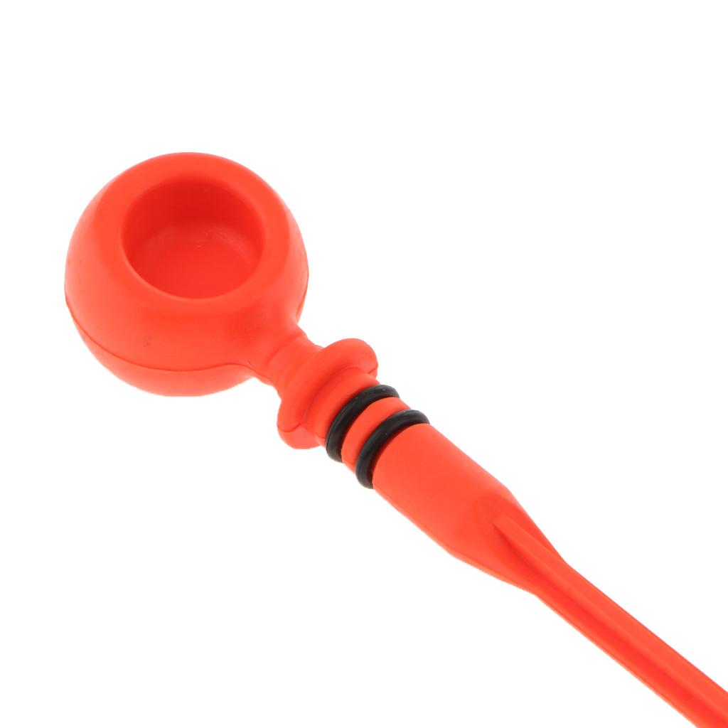 1PC Auto Car Red Engine Oil Level Transmission Dipstick 555mm for