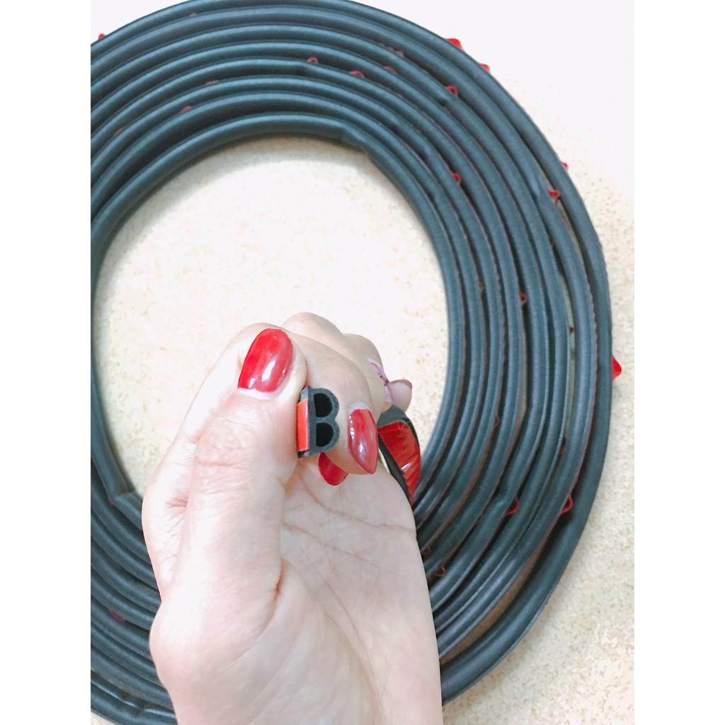 GIOĂNG CHỮ B NẸP CỬA Ô TÔ CHỐNG ỒN CHỐNG BỤI CUỘN 10M