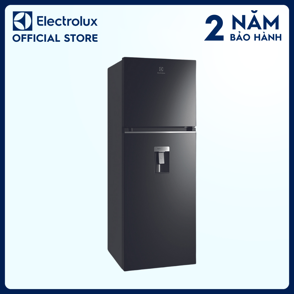 [Miễn phí giao hàng toàn quốc] Tủ lạnh Electrolux Inverter UltimateTaste 300 ngăn đá trên có ngăn đông mềm 341 lít - ETB3740K-H - Lấy nước từ bên ngoài, khử mùi diệt khuẩn, tươi ngon suốt 7 ngày [Hàng chính hãng]