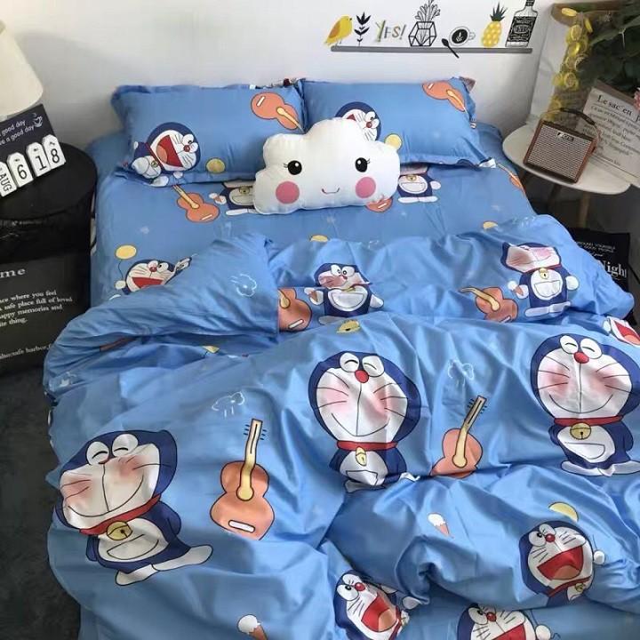 Set 5 món cao cấp Vỏ chăn, ga gối kèm vỏ gối ôm nhiều mẫu