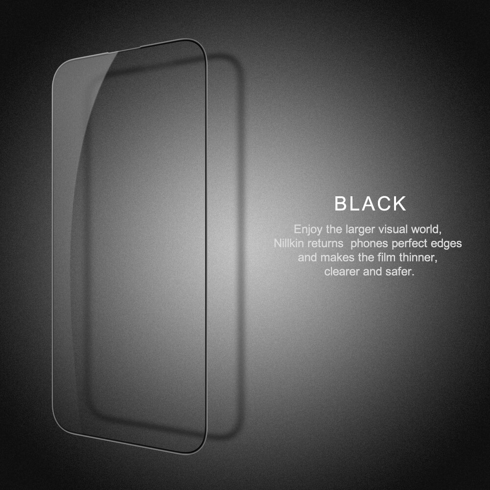 Miếng dán kính cường lực full 3D cho iPhone 14 Pro Max hiệu Nillkin Amazing CP+ Pro - hàng nhập khẩu
