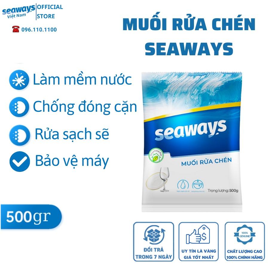 Thùng 40 túi Muối rửa chén bát SEAWAYS - 500gr/1 túi