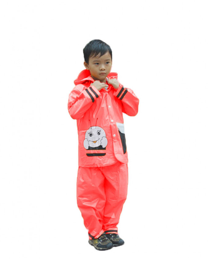 Bộ quần áo đi mưa trẻ em ong mật Size 1 dành cho bé có chiều cao từ 90 -110 cm Rando