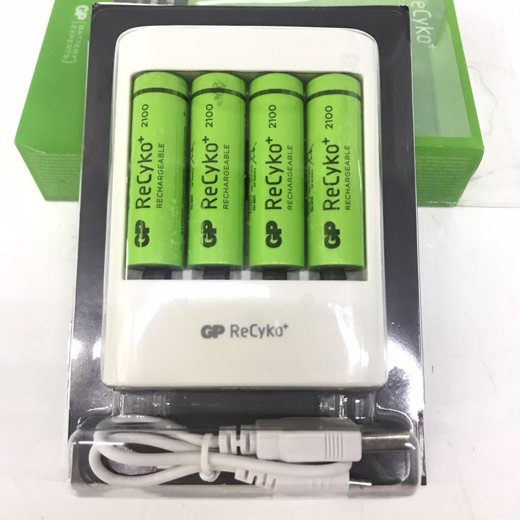 Bộ sạc pin GP ReCyko GPU411USB210E-2GB4