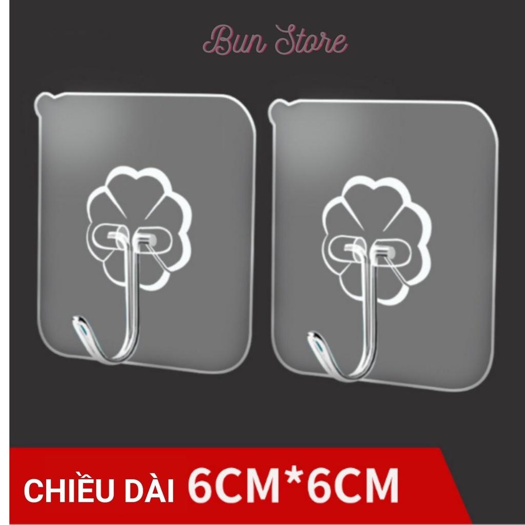 COMBO 10 Móc dính tường giá nhà bếp Phòng tắm trong suốt Miếng dán Treo tường Cửa chắc chắn chịu lực