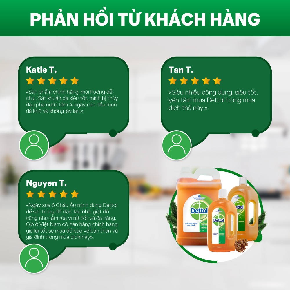 Dung Dịch Diệt Khuẩn Đa Năng Dettol 500ml