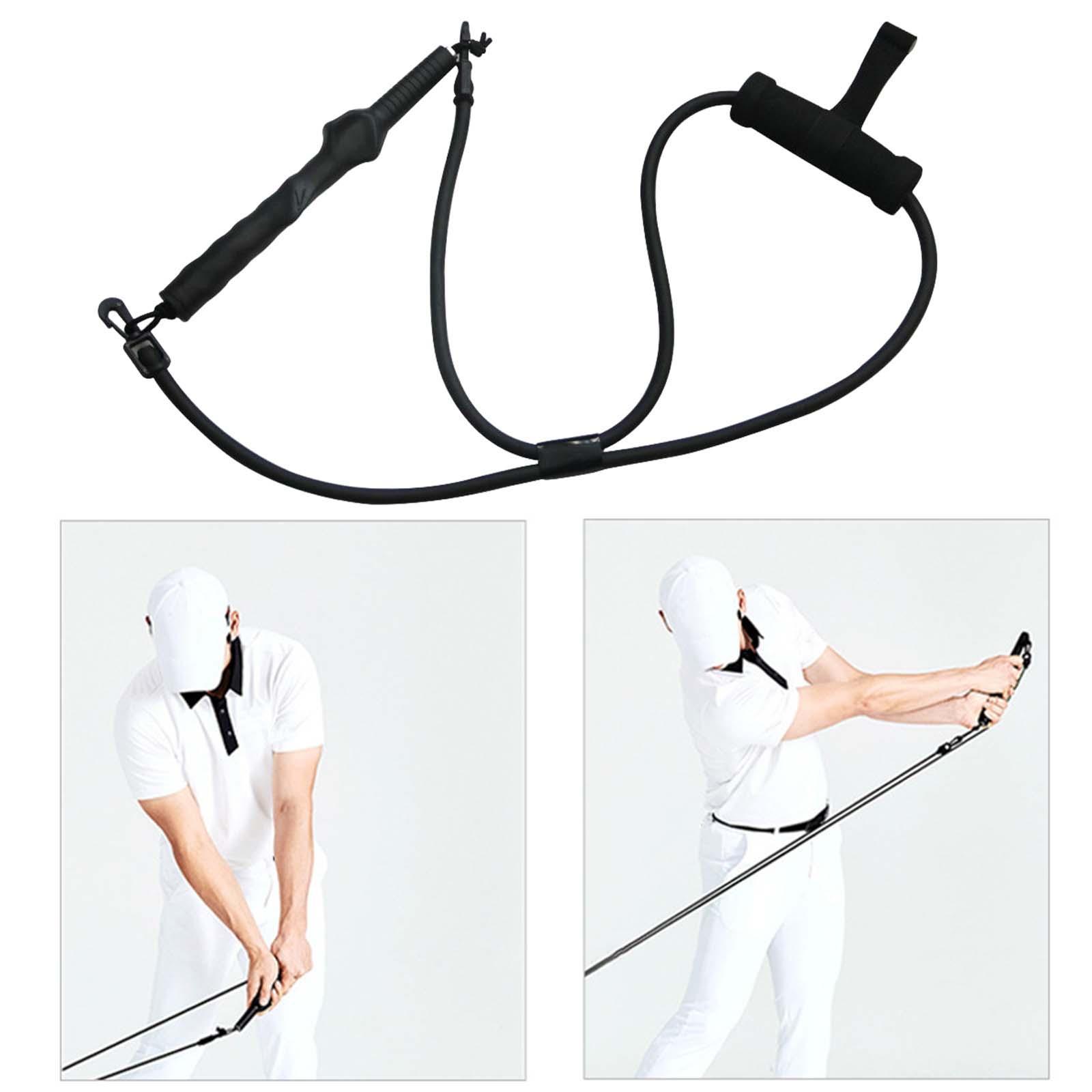 Golf Swing Cord Resistance Bands Golf Training Equipment Golf Exerciser for Yoga Pilates Fitness Gym