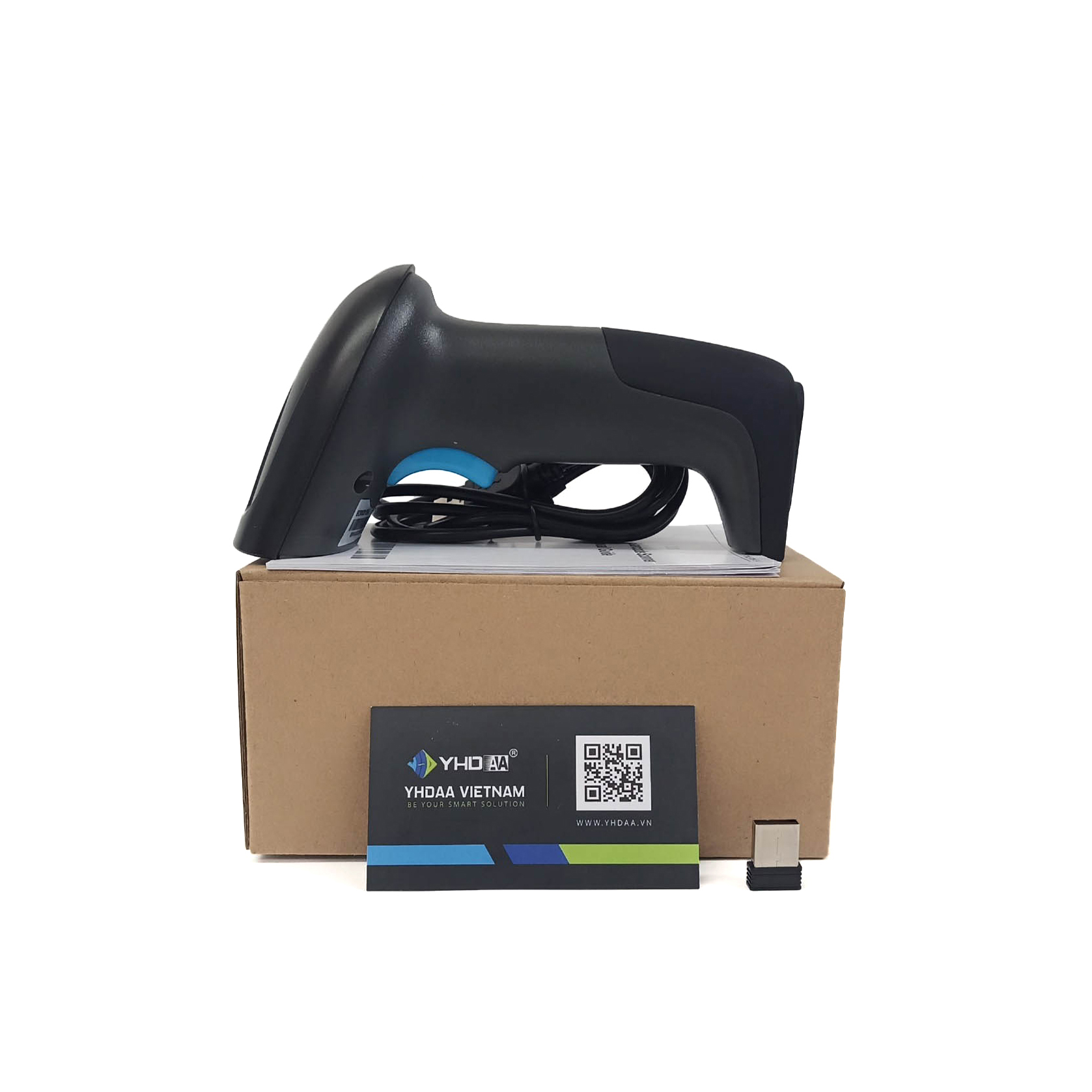 Máy quét mã vạch Bluetooth YHD 6200DB 2D đọc mã Barcode Qrcode kết nối không dây dùng trên Điện thoại, Máy tính - Hàng Nhập Khẩu