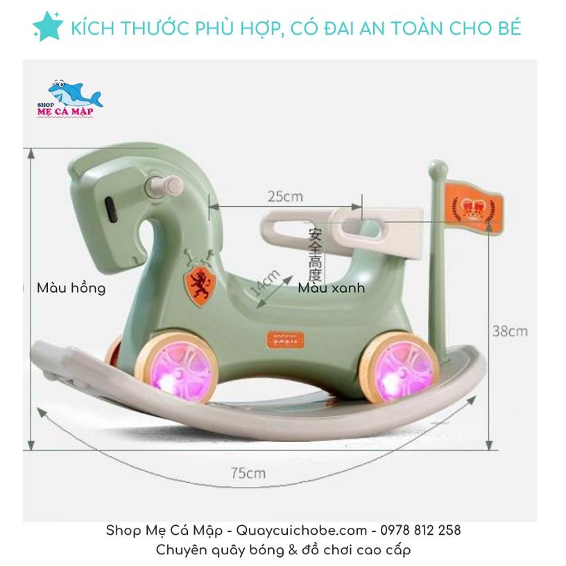 Ngựa bập bênh Holla 2 in 1