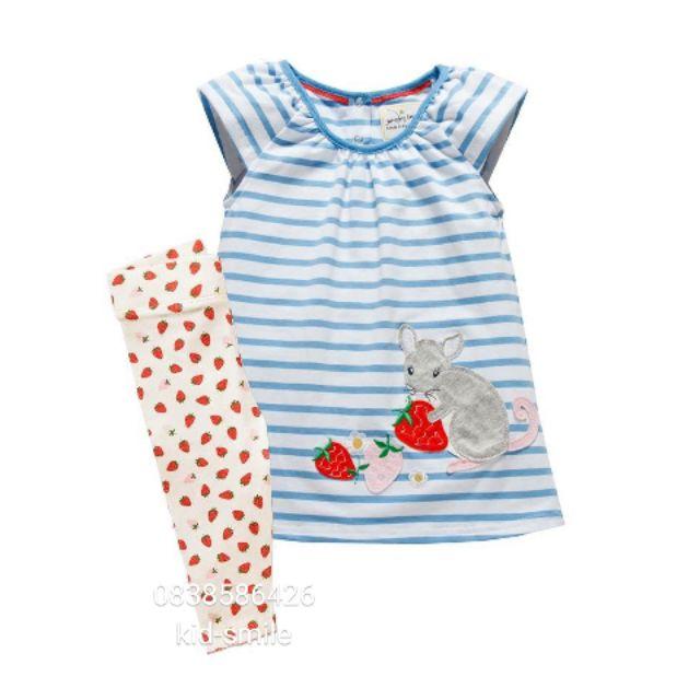 Bộ bé gái Jumping Beans