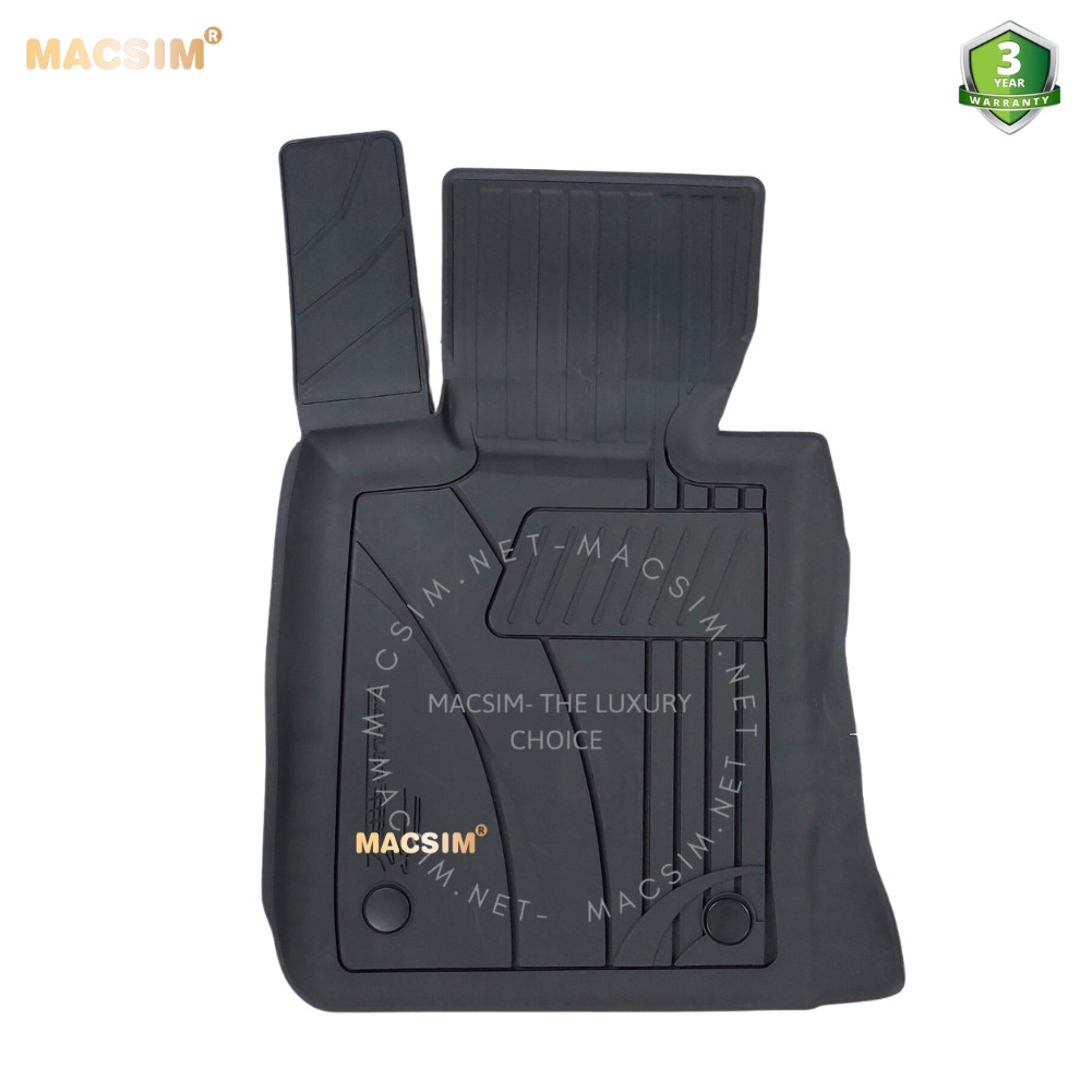 Thảm lót sàn ô tô nhựa TPE Silicon BMW G30 5 Series 2018+ Black Nhãn hiệu Macsim