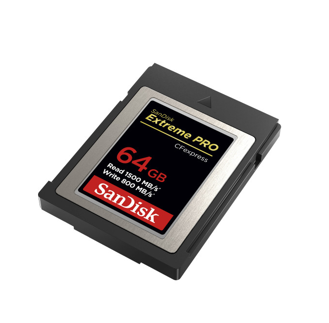 Thẻ nhớ CFexpress SanDisk 64GB 1500MB/s Extreme Pro Type B - Hàng chính hãng