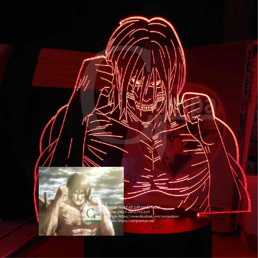 Đèn Ngủ Attack On Titan Eren Yeager Type 04 AAOT0204 16 MÀU TÙY CHỈNH COMPASHOP