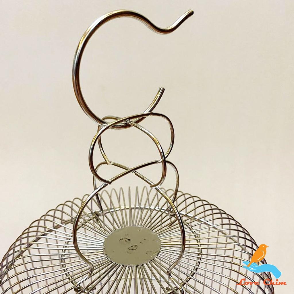 Lồng chim khuyên inox LOVECHIM, Lồng khuyên giá rẻ chất liệu Inox