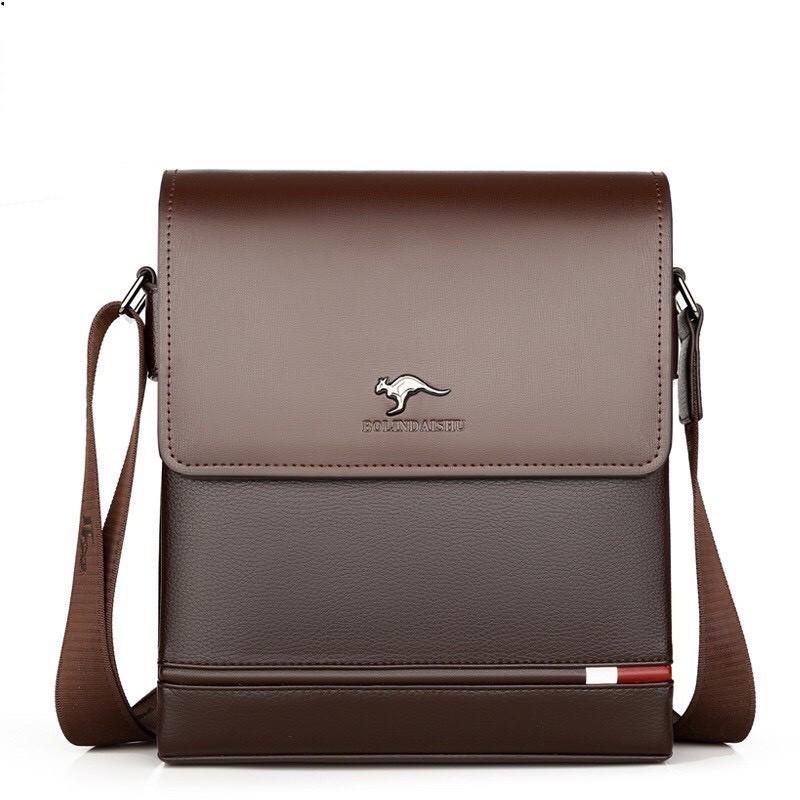 Túi đeo chéo nam da bò T75 BOLINDAISHU ̣27x23x5cm bảo hành 12 tháng D.HSTORE