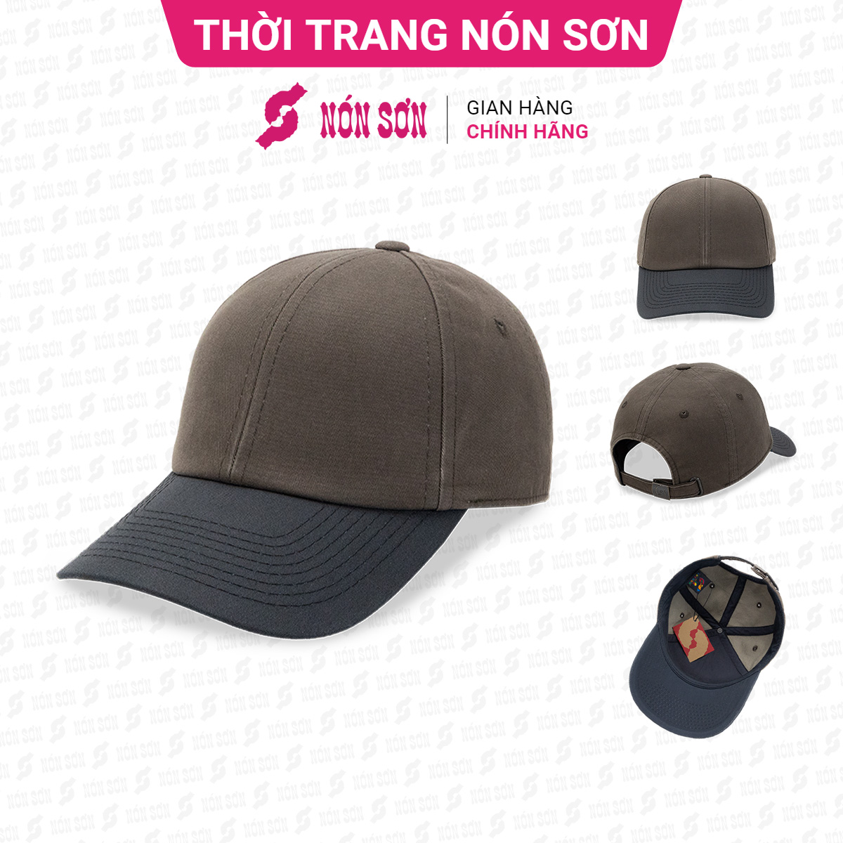 Mũ kết lưỡi trai nam nữ thời trang NÓN SƠN MC024A-NU2P