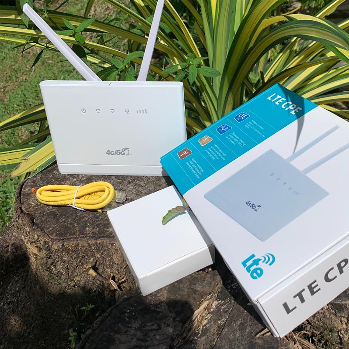 Bộ Phát Wifi 3G 4G R9 Tốc Độ 300Mb - Hỗ Trợ Cổng Lan , Kết Nối 32 Thiết Bị - Tặng kèm ăng ten - Hàng Nhập Khẩu