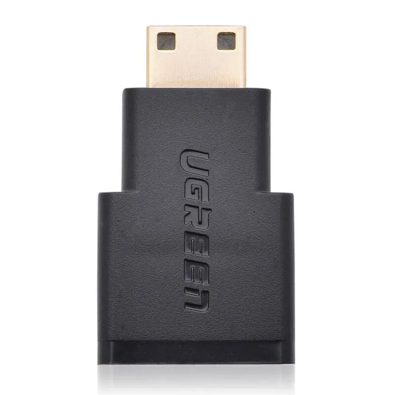 Ugreen UG2010120101TK Màu Đen Đầu chuyển đổi Mini HDMI sang HDMI - HÀNG CHÍNH HÃNG